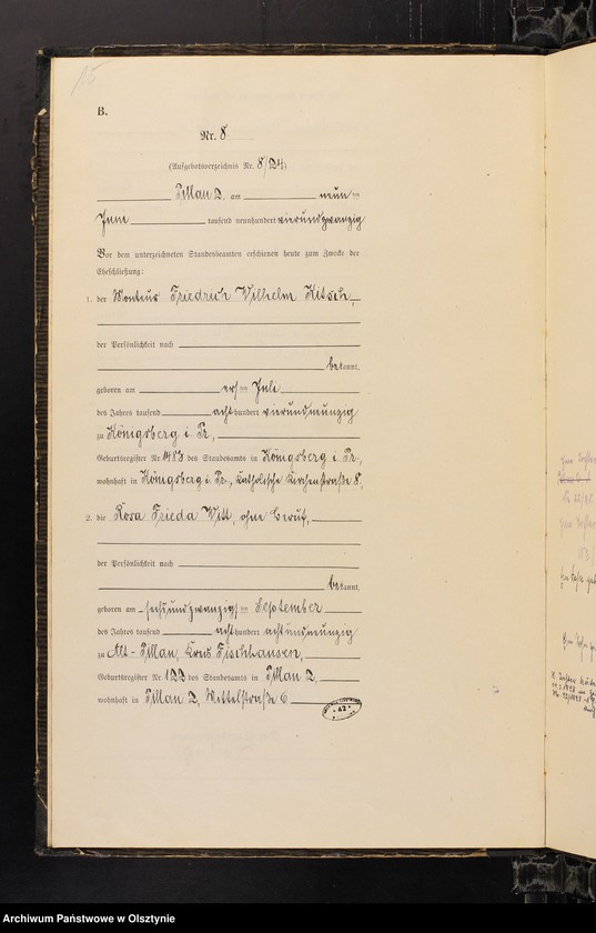 image.from.unit.number "Heiraths-Haupt-Register Nr 1 - 27 i 1 - 28"