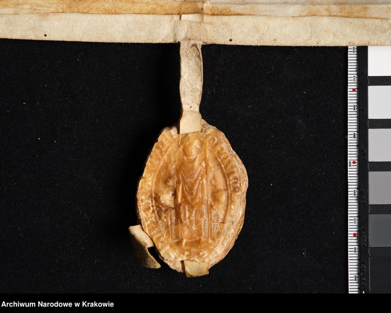 image.from.unit.number "Paweł biskup krakowski zawiera ugodę z Leszkiem księciem krakowskim, sandomierskim i sieradzkim, który za ujęcie i więzienie biskupa oraz wyrządzone"