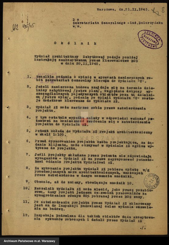 image.from.unit.number "[ Postulaty, projekty różnych wydziałów w zakresie organizacji, programów pracy i spraw organizacyjnych ]"