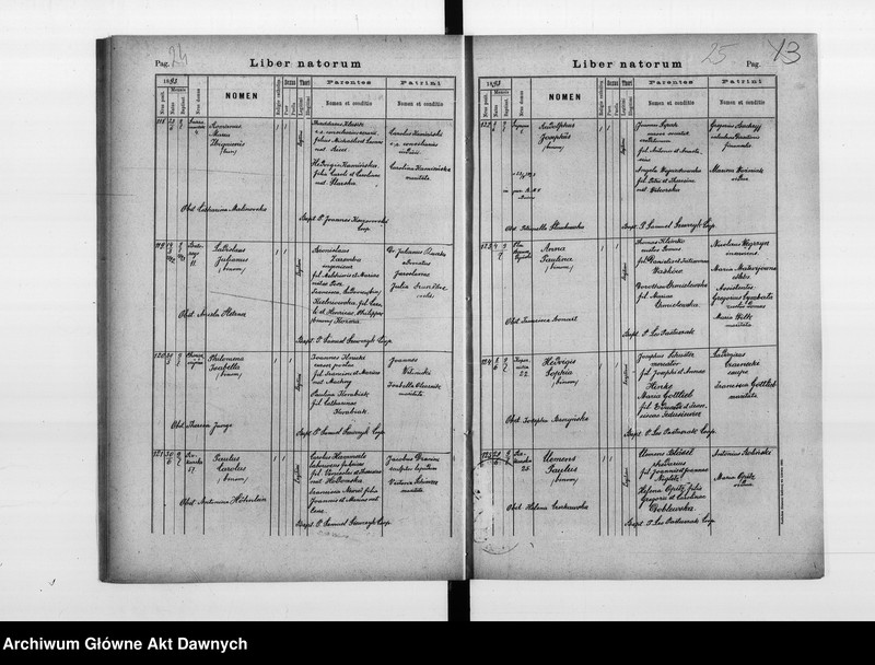 image.from.unit.number "Parafia: Lwów, parafia św. Andrzeja. Dekanat: Lwów. Księga metrykalna urodzeń, ślubów i zgonów dla całej parafii."