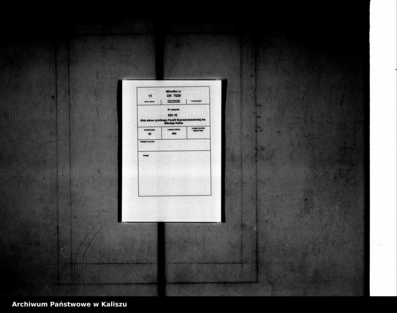 Obraz 3 z jednostki "Księga urodzeń, małżeństw i zgonów (duplikat)"