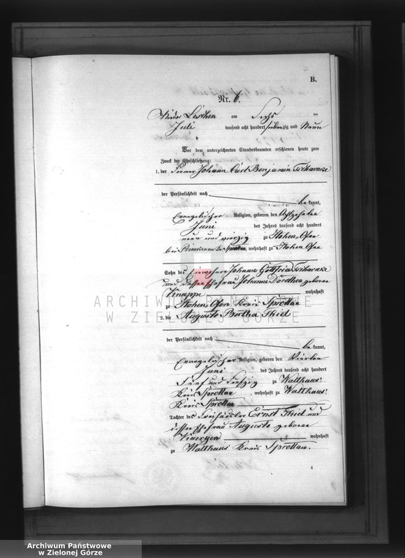 Obraz 14 z jednostki "Heirats-Neben-Register"