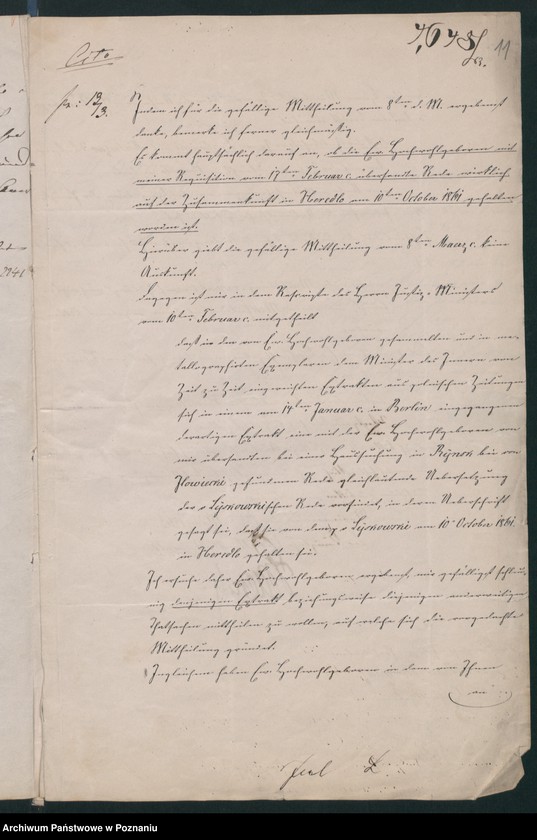 Obraz 14 z jednostki "A. betr. Von Łyskowski, Kreisrichter a.D."