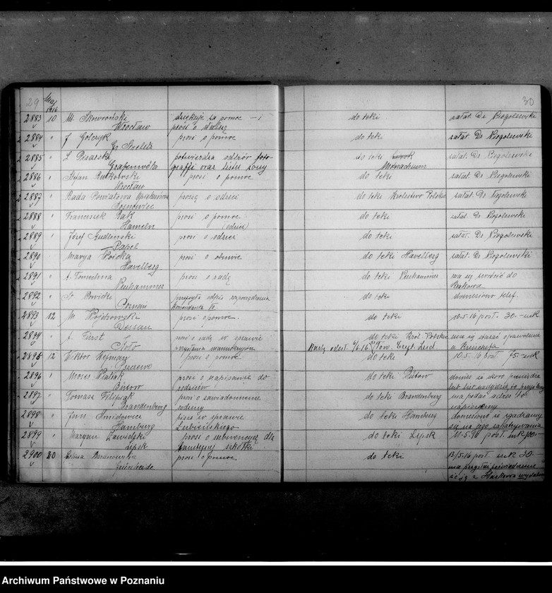 Obraz 18 z jednostki "Dziennik podawczy Komitetu dla Bezdomnych. t. III."