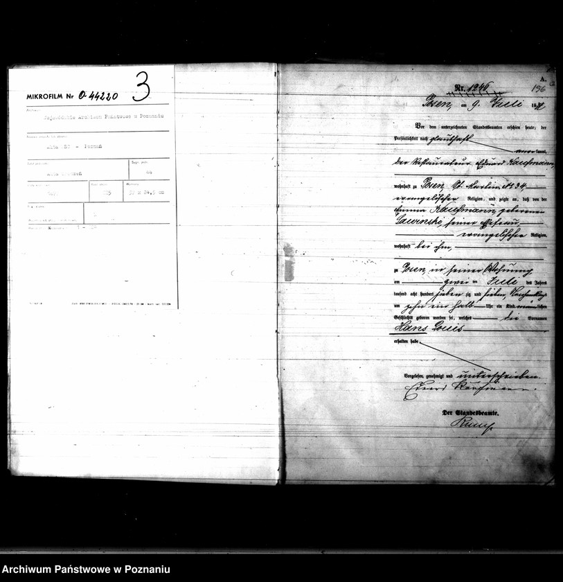 Obraz 3 z jednostki "Księga urodzeń"