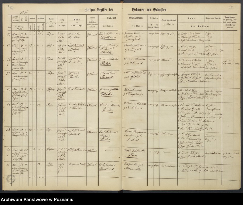 Obraz 11 z jednostki "[Akta urodzeń i chrztów, ślubów, zgonów]"