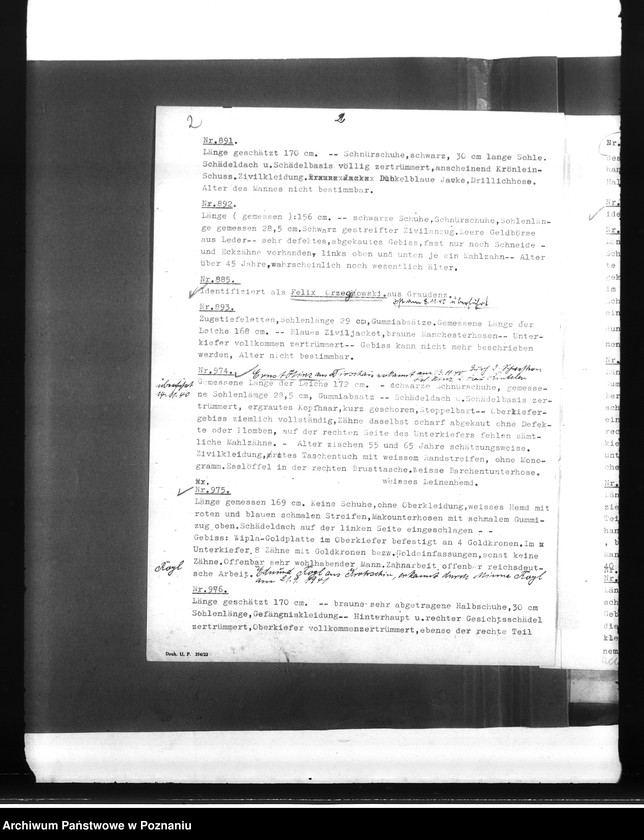 Obraz 6 z jednostki "Siedlce - Brest Litowsk (Brześć n/ Bugiem) Beschreibung der gaborgenen Leihen"