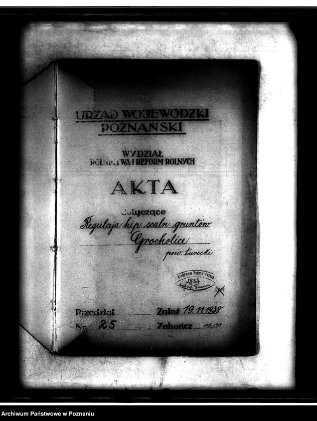 Obraz 4 z jednostki "Regulacja hipoteczna scalonych gruntów wsi Grocholice powiat turecki"