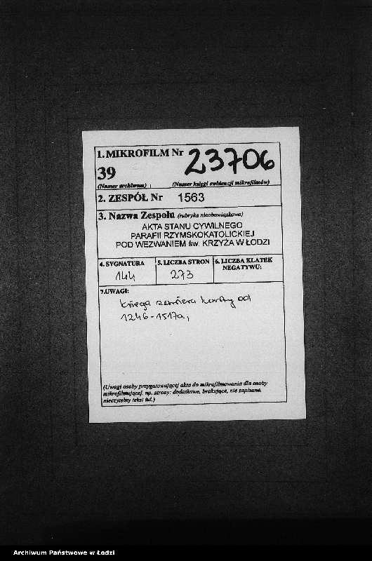 Obraz 2 z jednostki "Akta urodzeń"