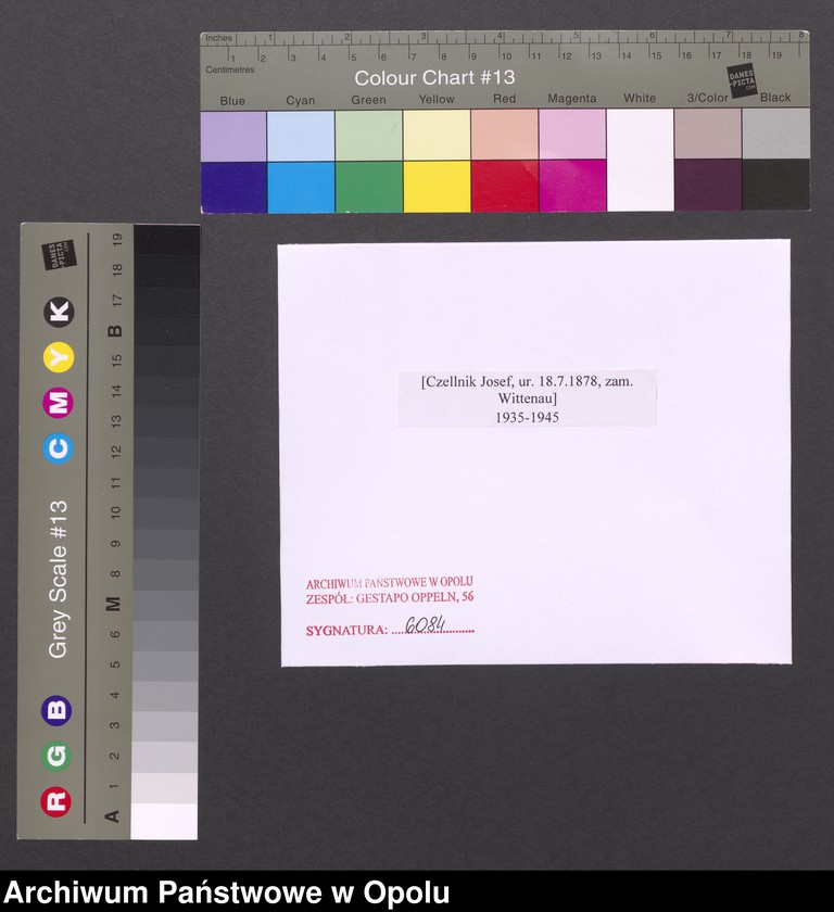 Obraz 2 z jednostki "[Czellnik Josef, ur. 18.7.1878, zam. Wittenau]"