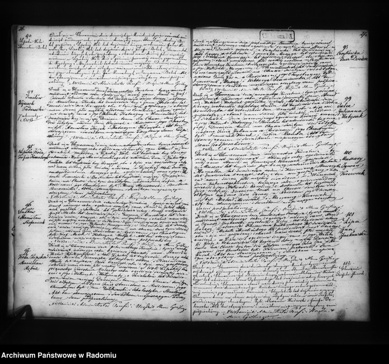 image.from.unit.number "Duplikat akt religijno cywilnych urodzonych, zaślubionych i zmarłych w parafii Głowaczów dekanacie i okręgu kozienickim w roku 1867"