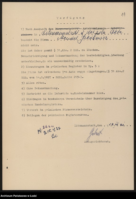 Obraz 13 z jednostki "Jakóbowicz Mendel- sklep spożywczy"