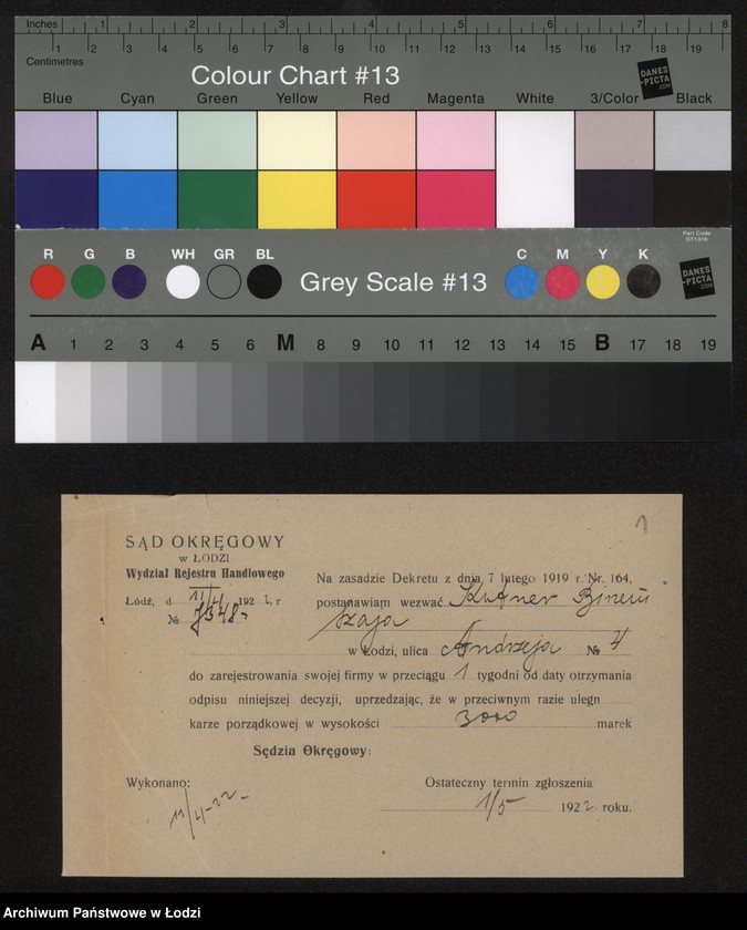 Obraz 3 z jednostki "Binem Szaja Kutner – sprzedaż materiałów piśmiennych"