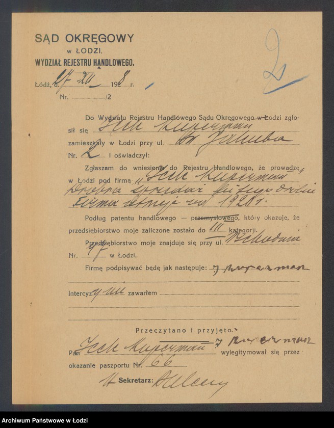 Obraz 4 z jednostki "Icek Kuperman – sprzedaż bitego drobiu"