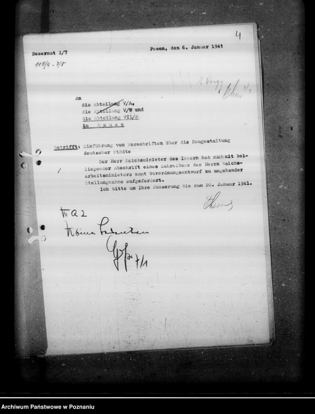 Obraz 8 z jednostki "Verordnung von Vorschriften über die Neugestaltung deutscher Städte in den eingegliederten Ostgebieten"