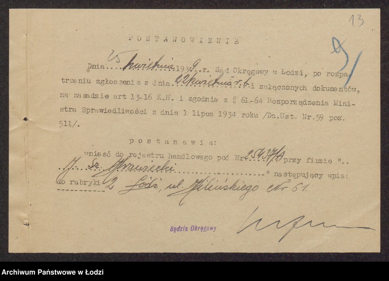 Obraz 15 z jednostki "Josef Szyja Krawiecki- sprzedaż rur wodociągowych"