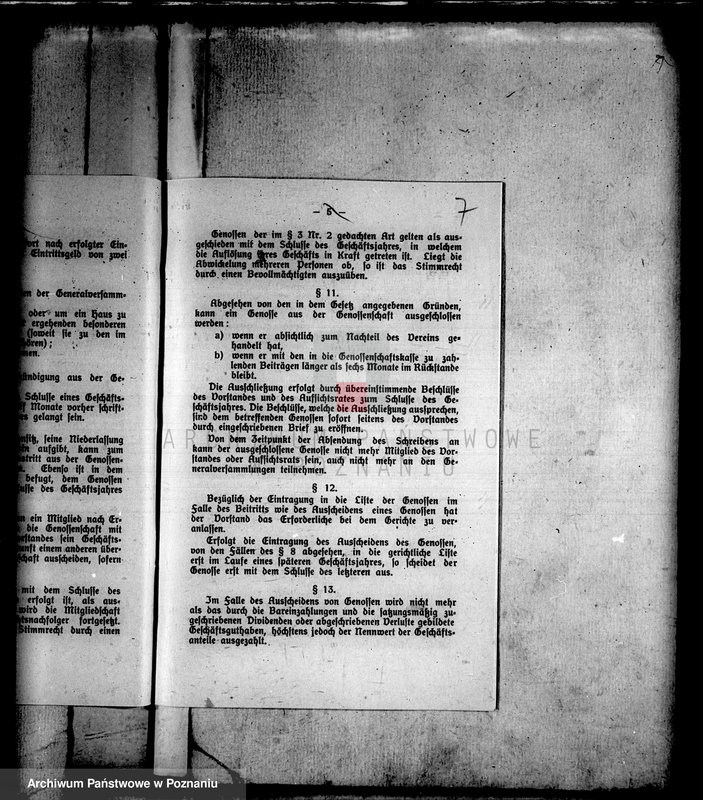 Obraz 11 z jednostki "Kleinsiedlungs Genossenschaft Schubin /Przymusowa administracja spółdzielni/"