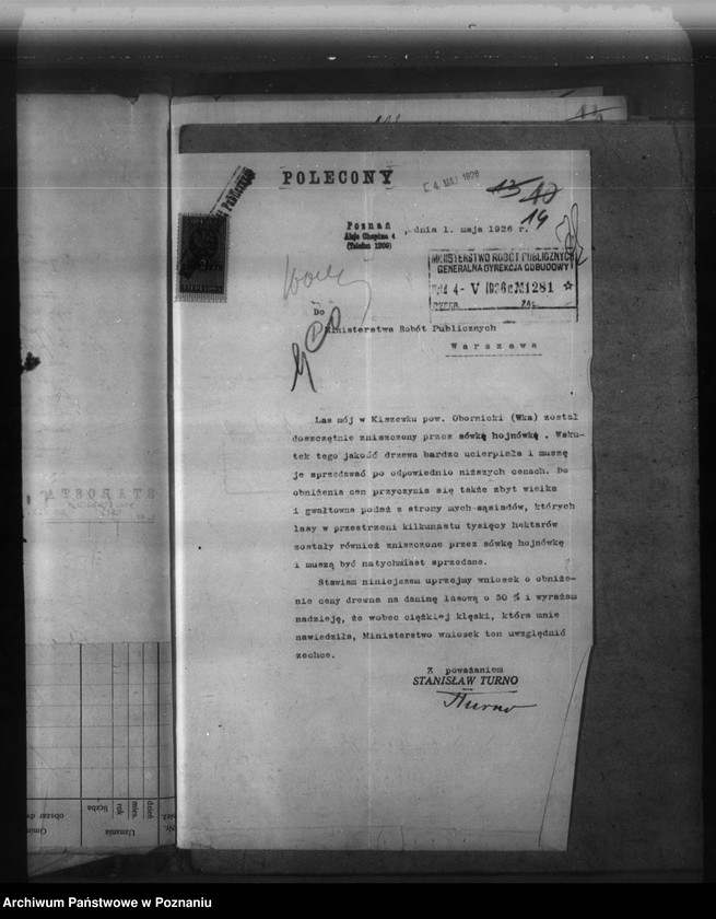 image.from.unit.number "Nadzór nad gospodarką w lasach majętności Kiszewko powiat obornicki"