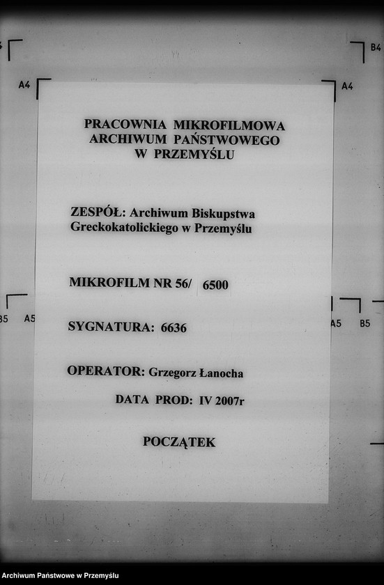 Obraz 1 z jednostki "[Kopie ksiąg metrykalnych parafii Boratyn z filią Ostrów (dekanat Bełz)]"