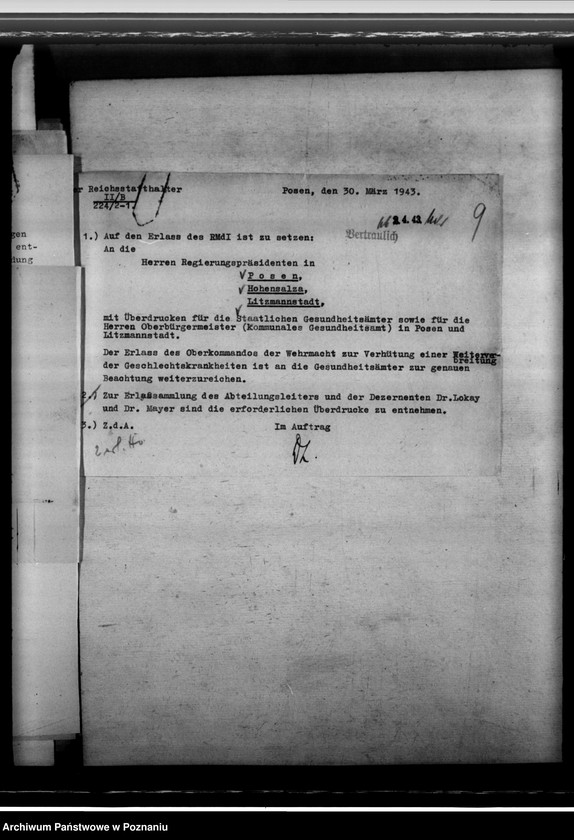 Obraz 13 z jednostki "Zarządzenia w sprawie zwalczania prostytucji i chorób wenerycznych"