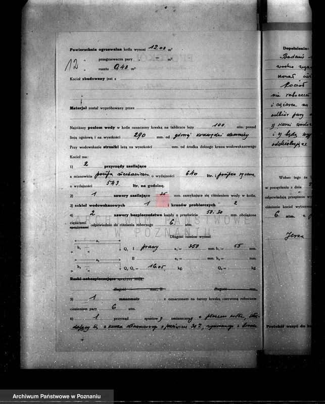 Obraz 16 z jednostki "Mleczarnia parowa w Jerce pow. kościański własność Otton Bermuth z Borowa nr woj. kotła 1816"