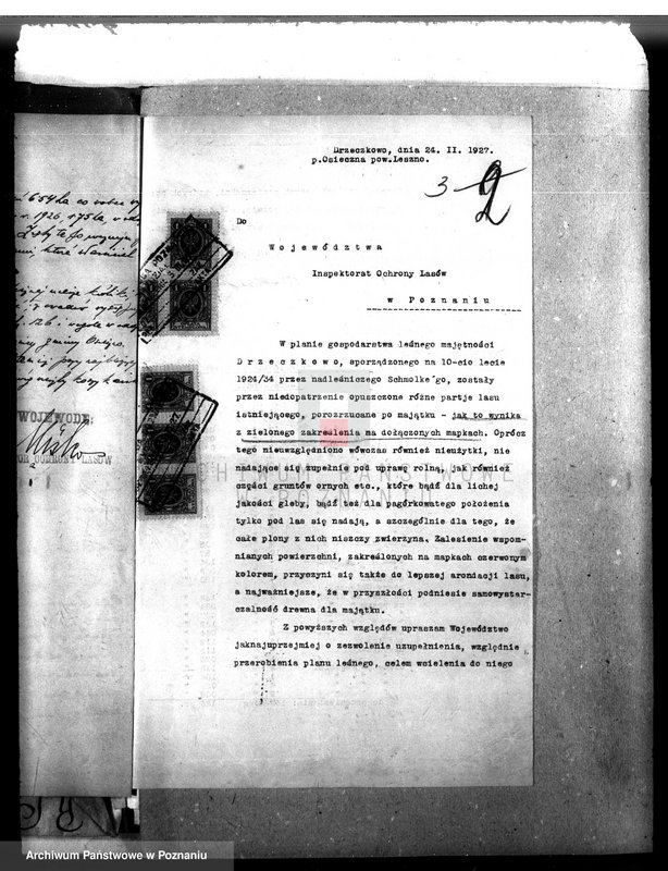 Obraz 7 z jednostki "Majętność leśna Drzeczkowo powiat leszczyński"