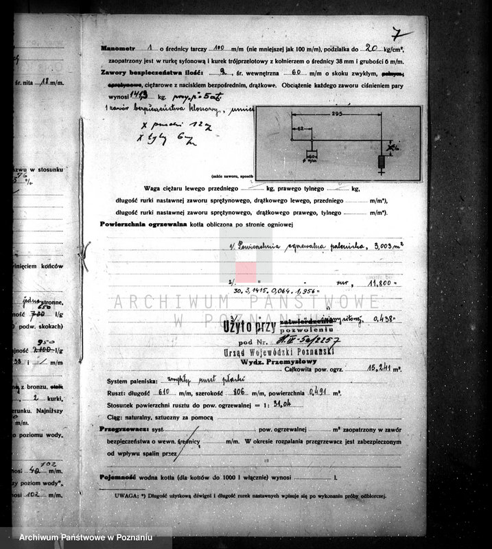 Obraz 11 z jednostki "Mleczarnia w Krzemieniewie pow. leszczyński woj. kotła nr porządkowy kotła 2257"