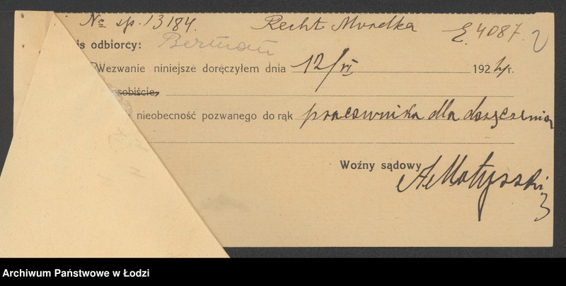 Obraz 4 z jednostki "Mordka Recht – sprzedaż starych mebli"