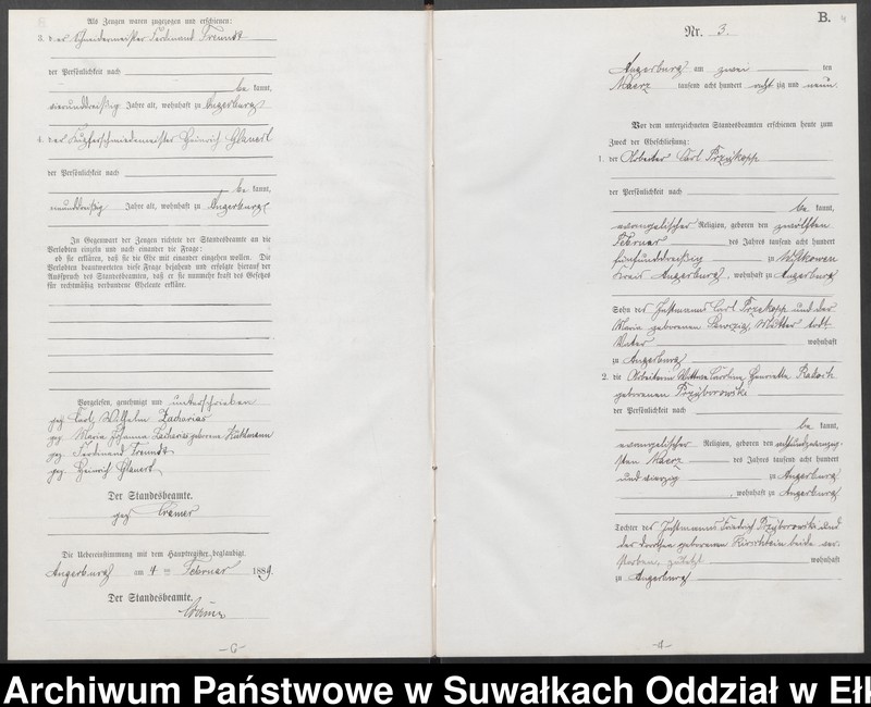 image.from.unit.number "Heiraths-Neben-Register des Preussischen Standes-Amtes Angerburg Kreis Angerburg"