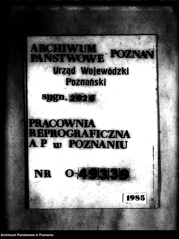 Obraz 1 z jednostki "Majątek Chocim powiatu tureckiego przymusowy wykup"