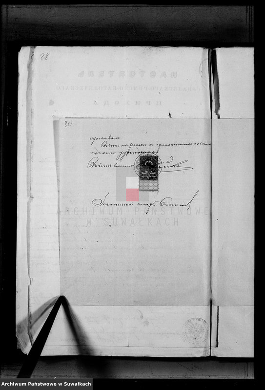 image.from.unit.number "Dokumenty k aktam brakosočetavšichsja Serejskago Rim.-kat. prichoda za 1909 god"