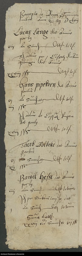 image.from.unit.number "Registrum pactuum bonorum communium in pecuniis ecclesiae Caminensis."