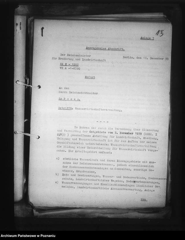 Obraz 19 z jednostki "Zarządzenia i przepisy w sprawie gospodarki wodnej w Kraju Warty"