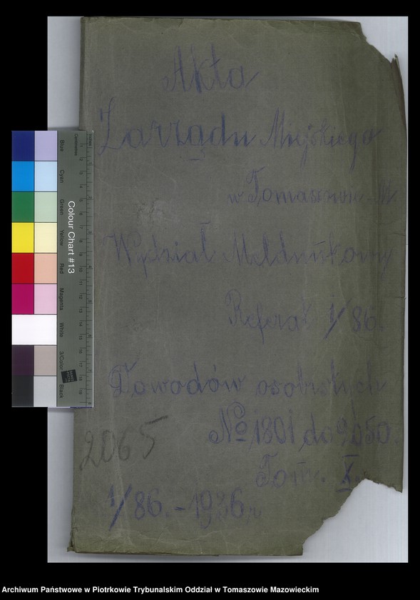 image.from.unit.number "Dowodów osobistych od nr 1801 do 2050. Tom X"