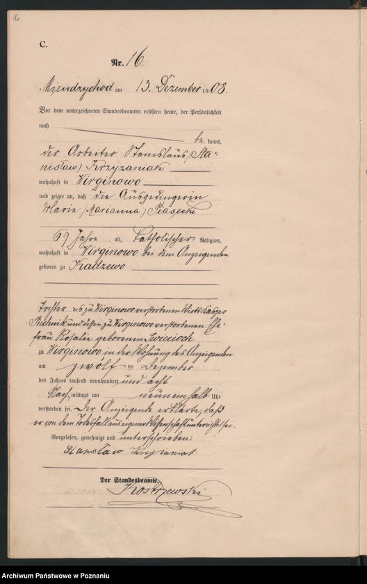 Obraz 19 z jednostki "Sterbe-Haupt-Register"