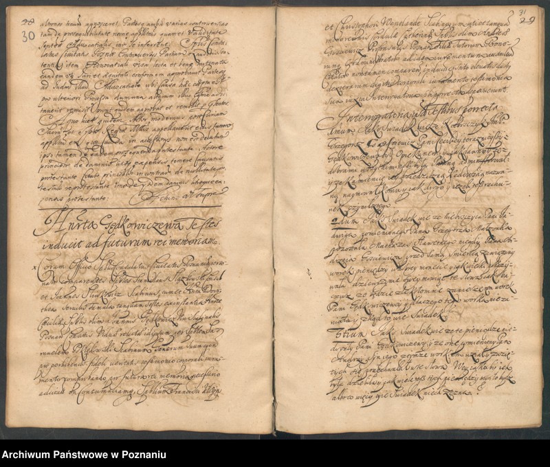 Obraz 19 z jednostki "Protocolon actorum officii consularis Posnaniensis."