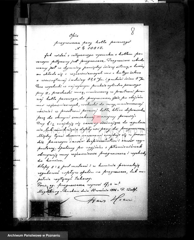 Obraz 12 z jednostki "Tartak parowy w Miałach pow. czarnkowski Franz Haase"