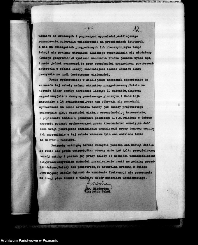 Obraz 15 z jednostki "Prywatne Gimnazjum Męskie imienia św. Wojciecha- Gniezno- sprawozdania z wizytacji"