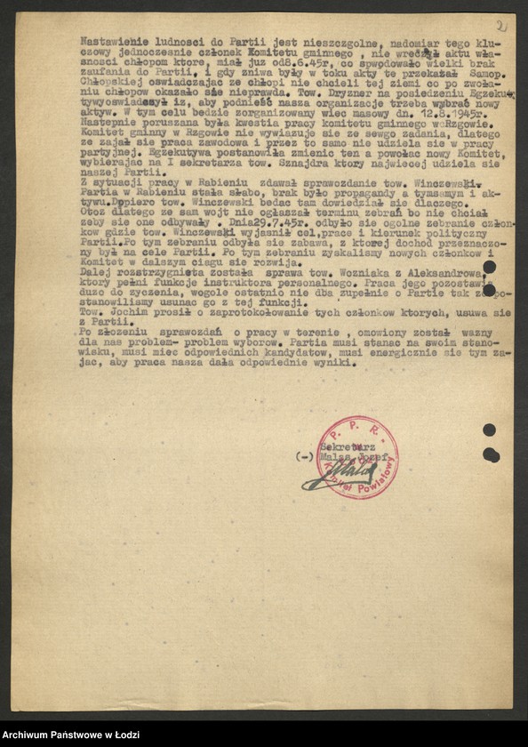 Obraz z jednostki "Egzekutywa - protokoły [i sprawozdania z] posiedzeń"