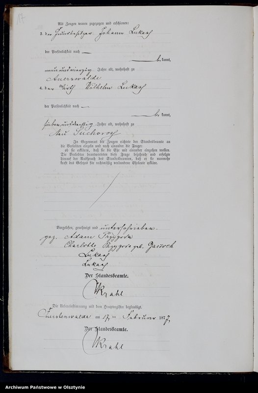 image.from.team "Urząd Stanu Cywilnego w Księżym Lasku pow. szczycieński"