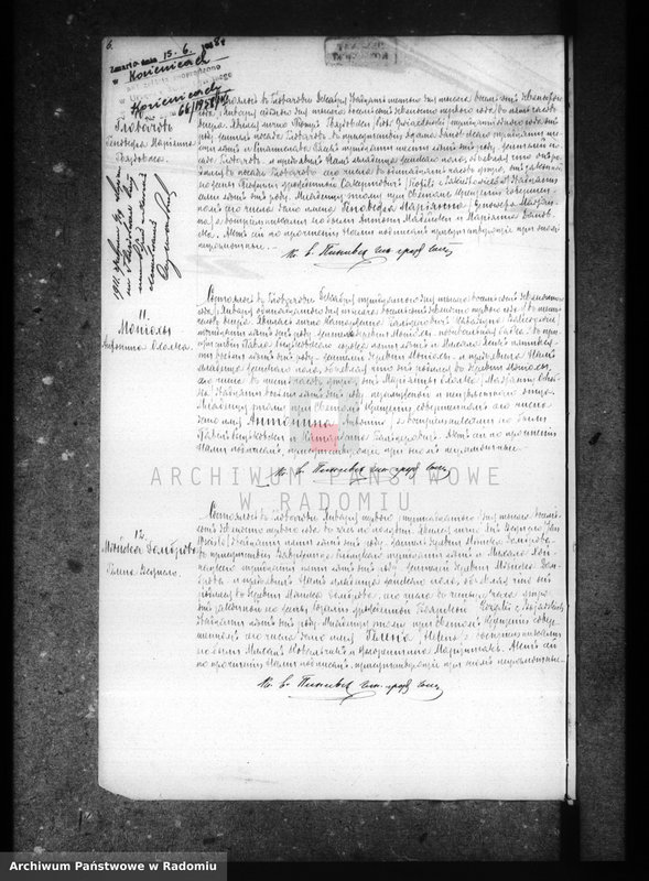 image.from.unit.number "Dublikat aktov graždanskago sostoâniâ ob urodivših, brakosočetavšihsâ i umerših v prihoda Glovačev za 1891 god"