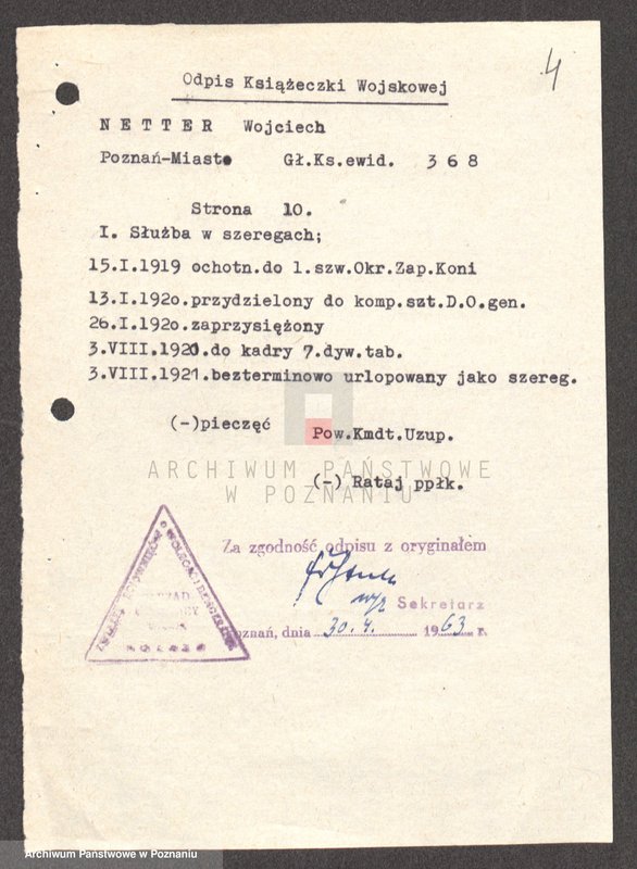 Obraz 18 z jednostki "Życiorysy powstańców wielkopolskich: N - tom ll /Netter Wojciech - Nowaczyk Stanisław/."