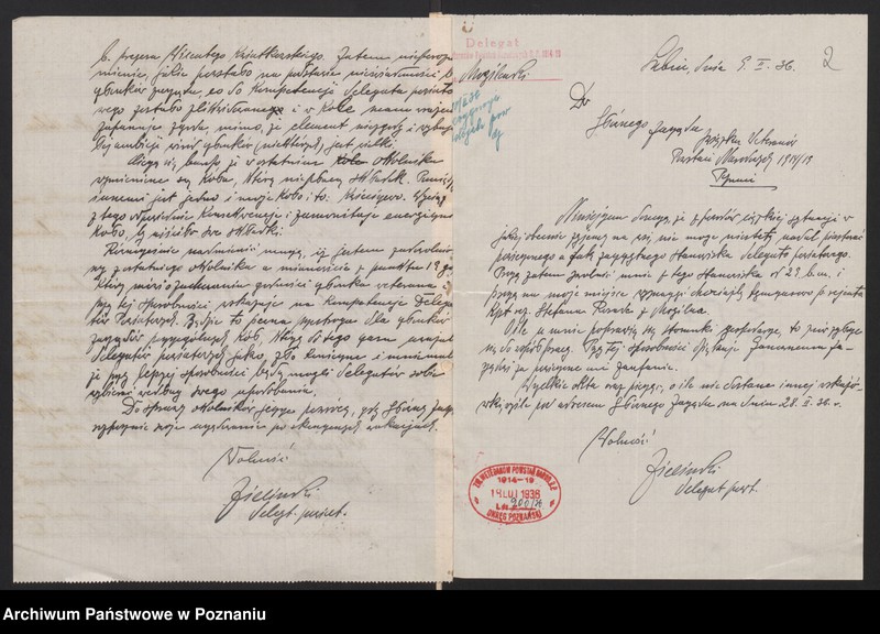 Obraz 5 z jednostki "Mogilno - akta delegata powiatowego."