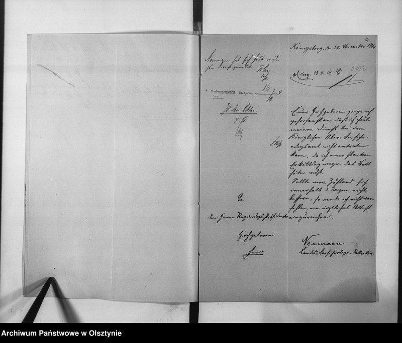 image.from.unit.number "Sekretär Neumann [Otto] bei der Landesversicherungsanstalt"