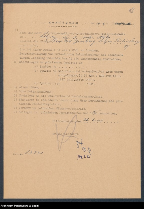 Obraz 20 z jednostki "Stanisław Grosberg – pośrednictwo handlowe i przetwórnia chemiczna"