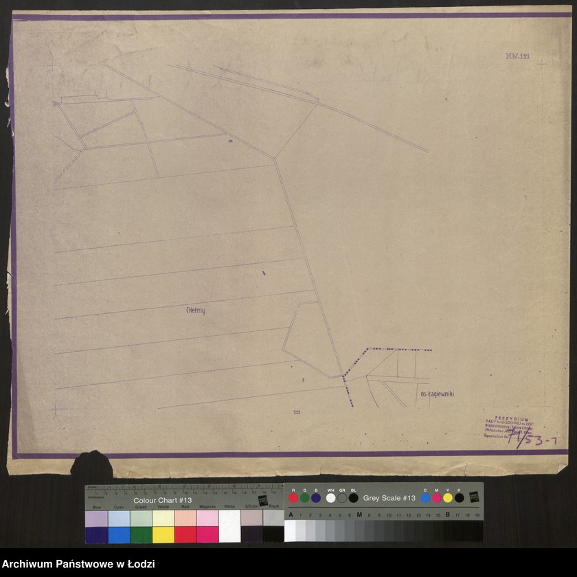 Obraz 1 z jednostki "Plan m. Łodzi 1:2000. Sekcja NW121"