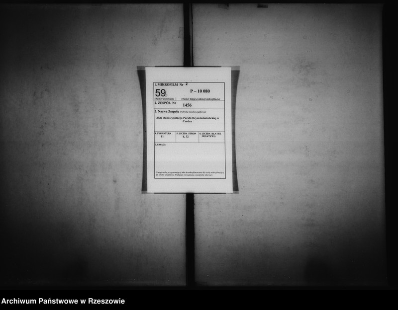 image.from.unit.number "Księga metrykalna - urodzenia, małżeństwa, zgony - parafia Czudec: Czudec, Przedmieście, Babica, Nowa Wieś, Wyżne, Piekarówka, Zaborów"