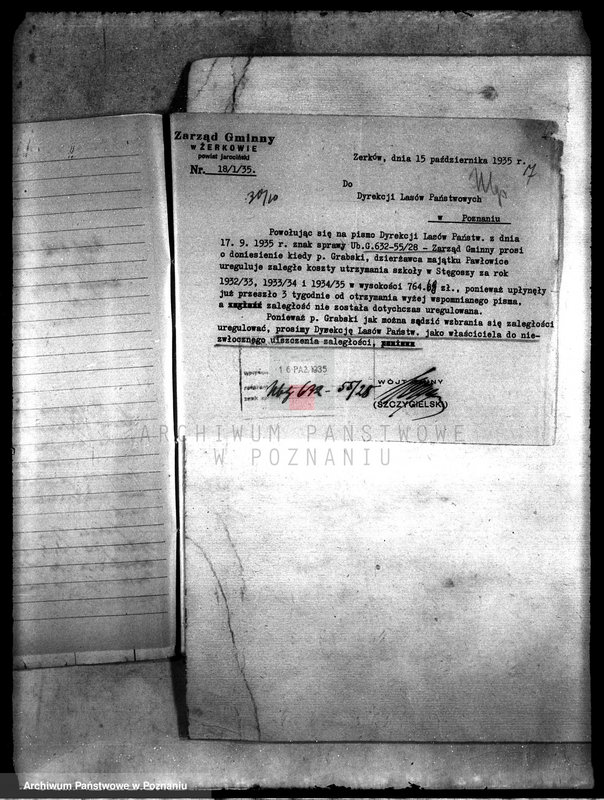 Obraz 11 z jednostki "Zaległe podatki majątku państwowego Pawłowice"