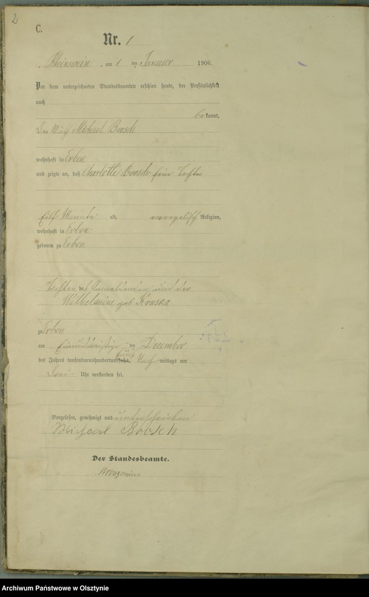 image.from.unit.number "Sterbe-Haupt-Register Nr 1 - 71"