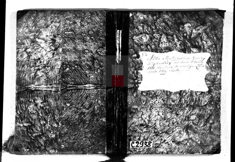 Obraz 2 z jednostki "Akta małżeństwa gminy wigierskiey od 1-go maja 1811 do dnia ostatniego kwietnia 1812 roku"